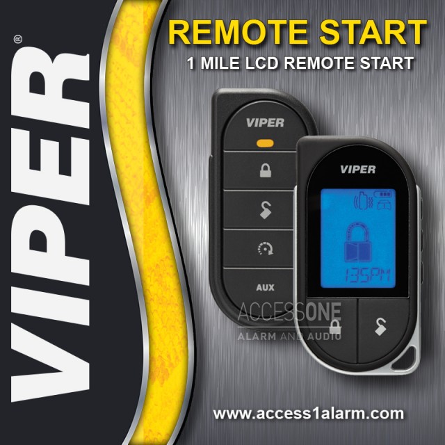 2002+ Jeep Liberty Viper 1-Mile LCD Remote Start System
